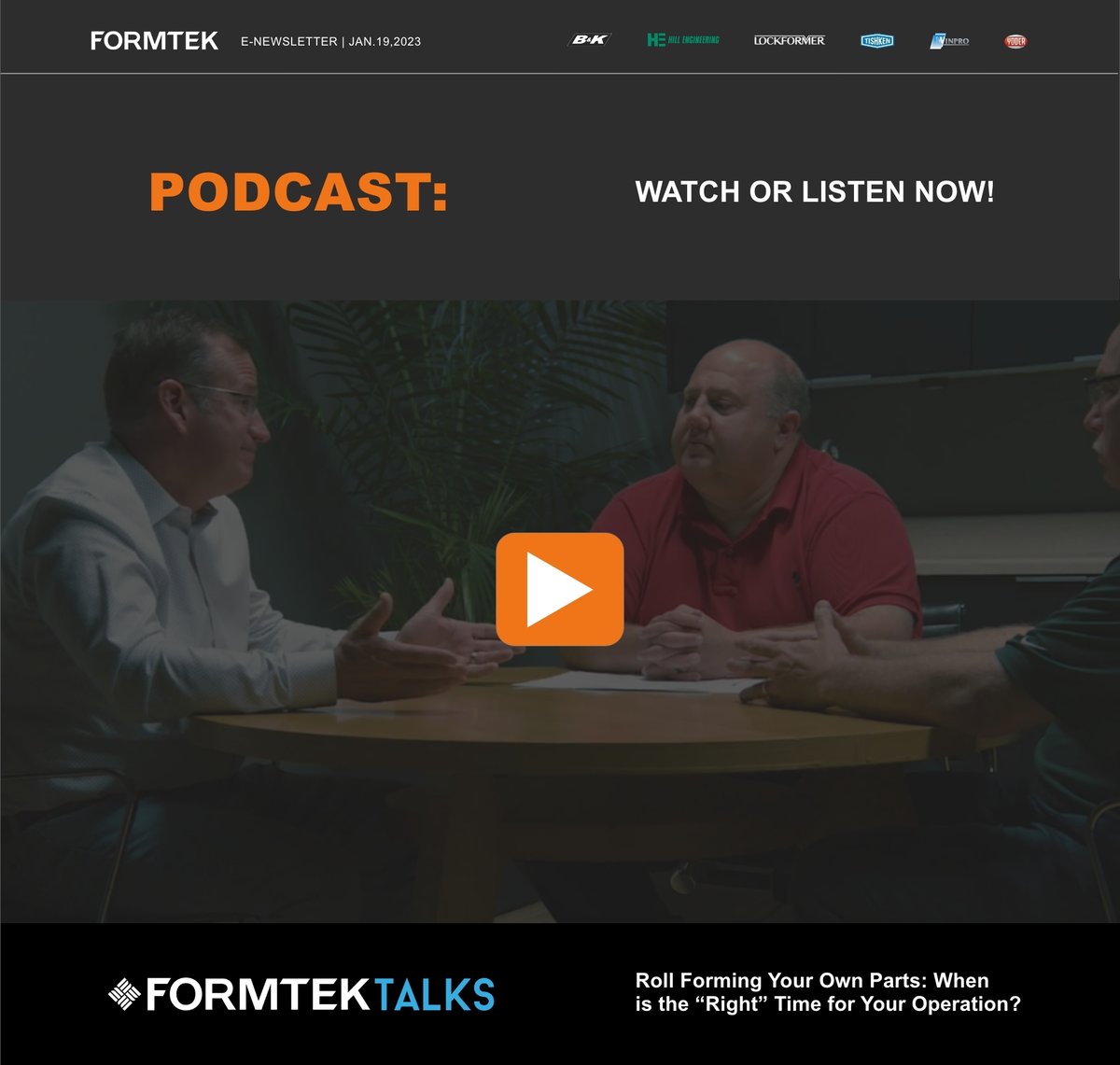 Roll Forming Your Own Parts: When is the “Right” Time for Your Operation?