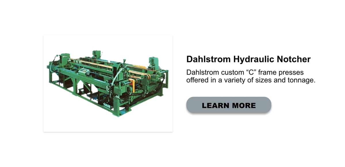 Dahlstrom Hydraulic Notcher