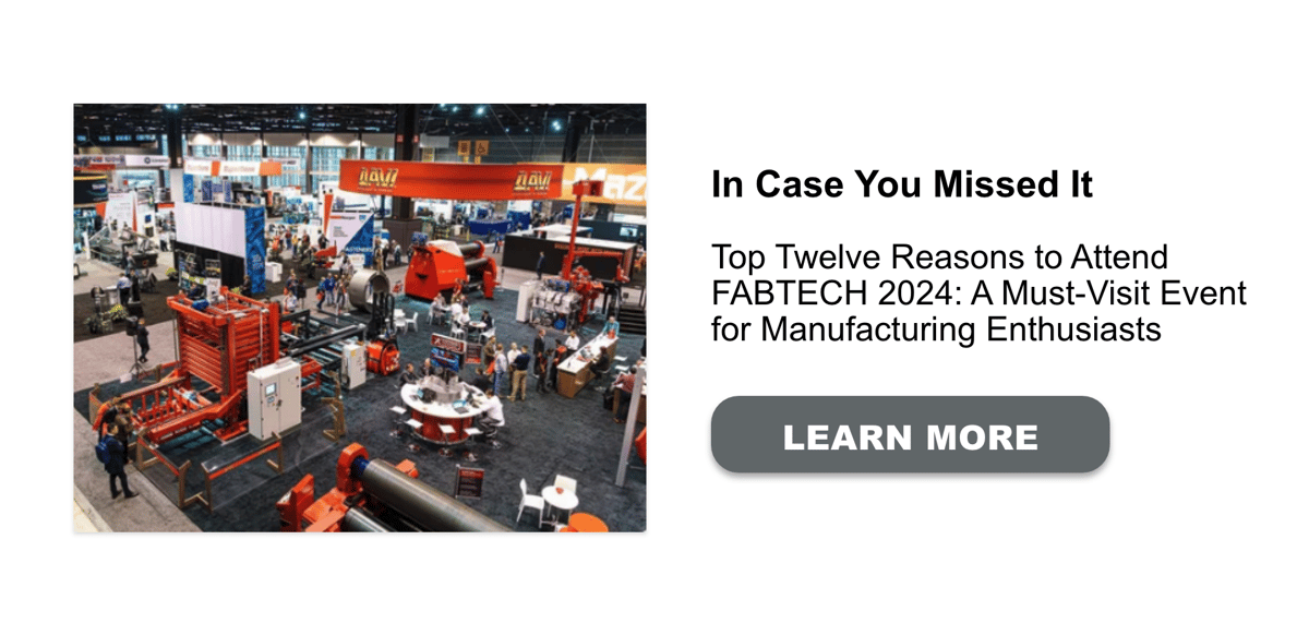 Top Twelve FABTECH 2024