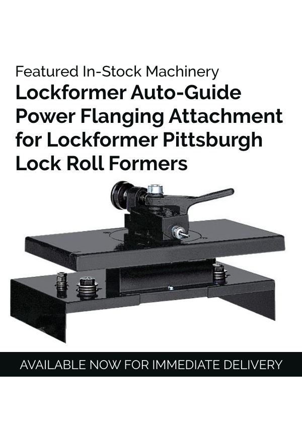 Lockformer Auto-Guide Power Flanging Attachment